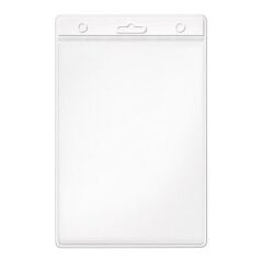 Inox 110x160 mm Dikey Büyük Yaka Kart Poşeti
