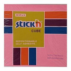 Gıpta Stickn 76x76 400 Yaprak 4 Renk Küp Not Kağıdı