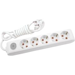 Viko 90117503 Multi-Let 3 mt 5 li Anahtarlı Kablolu Priz