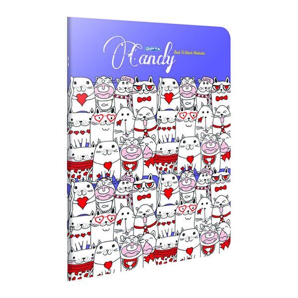 Gıpta Candy A5 80 Yaprak Kareli Tel Dikişli Defter