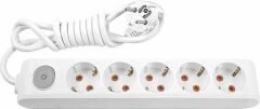 Viko 90117505 Multi-Let 5 mt 5 li Anahtarlı Kablolu Priz