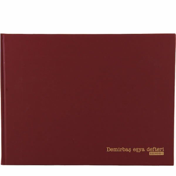 Bayındır BCD0220 24x34 72 Yaprak Demirbaş Eşya Defteri