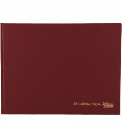 Bayındır BCD0220 24x34 72 Yaprak Demirbaş Eşya Defteri