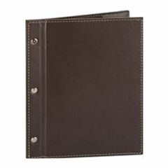 2K 4037-K 23X32 Kahve Suni Deri Menü Kabı
