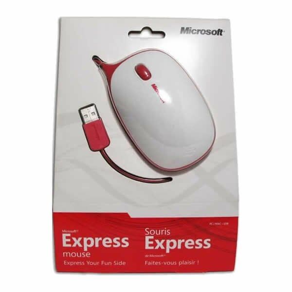 Microsoft T2J-00009 Express Mac-Windows Usb Beyaz&Kırmızı Mouse