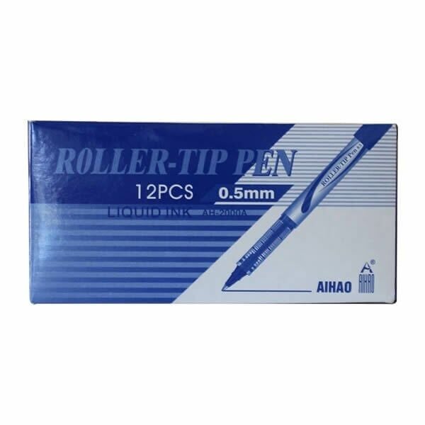 Aihao 2000A 12 li Mavi Roller Kalem