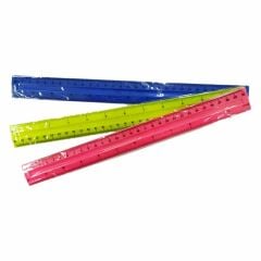 Beifa 30 cm Aplus Renkli Plastik Cetvel