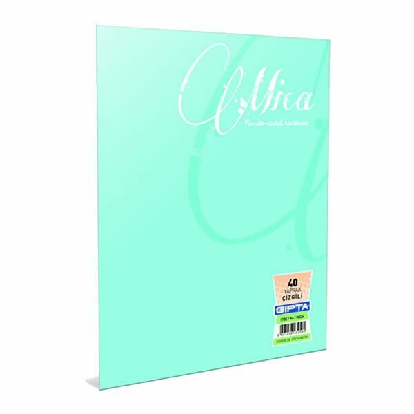Gıpta Mica A5 100 Yaprak Kareli Tel Dikişli Defter