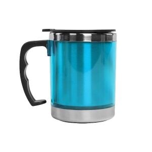 S-LINK SL-TM1978 Kulplu Paslanmaz Çelik Turkuaz Termos Kupa 330 Ml