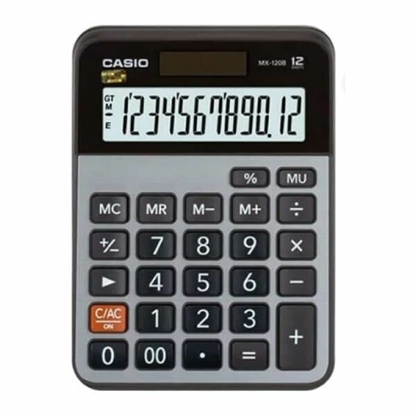 Casio MX-120B 12 Haneli Masaüstü Hesap Makinesi