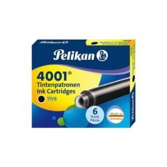 Pelikan 4001 Küçük Siyah Dolma Kalem Kartuşu