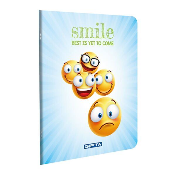 Gıpta Smile A5 80 Yaprak Kareli Tel Dikişli Defter