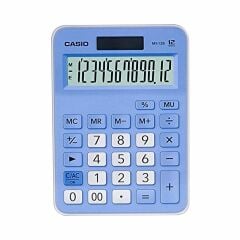 Casio MX-12B-LB Açık Mavi 12 Hane Masa Üstü Hesap Makinesi