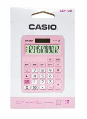Casio MX-12B-PK Pembe 12 Hane Masa Üstü Hesap Makinesi