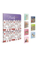 Gıpta Candy A4 100 Yaprak Kareli Tel Dikişli Defter