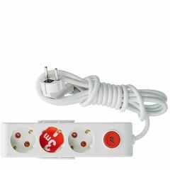 Mutlusan RI-Tech 3 lü 3 mt Uzatma Kablosu