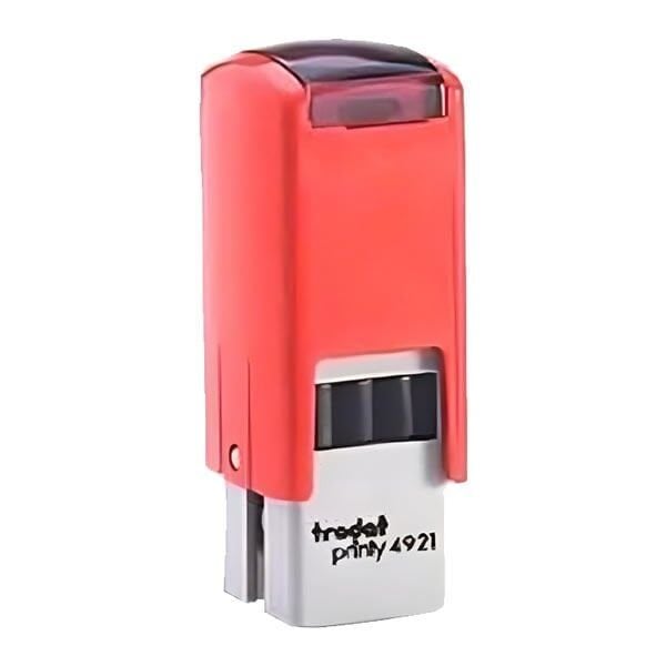 Trodat 4921 Kırmızı Gövde 12 mm Kare Küçük Kaşe Boş Kaşe