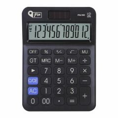 Pin 100 12 Hane Siyah Masaüstü Hesap Makinesi