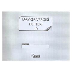 Uysal 20X28 40 Yaprak Numaralı Damga Vergisi Defteri