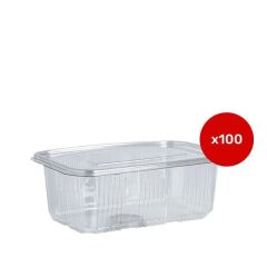 Kafem 005 500 gr 100 lü Şeffaf Sızdırmaz Taşıma Kabı