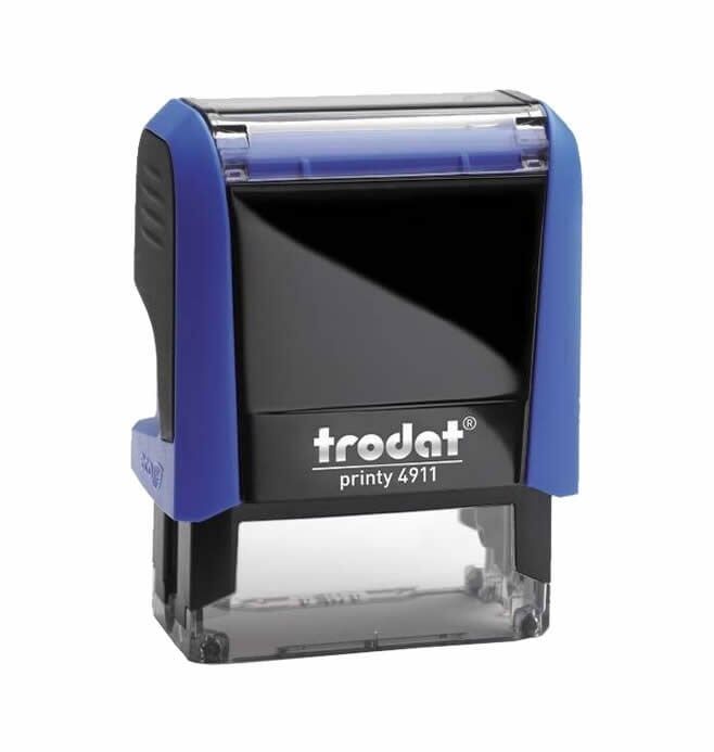 Trodat 4911 P4 Mavi Gövde Kişisel Küçük Boy Kaşe Boş Kaşe