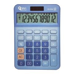 Pin 101M 12 Hane Mavi Masaüstü Hesap Makinesi