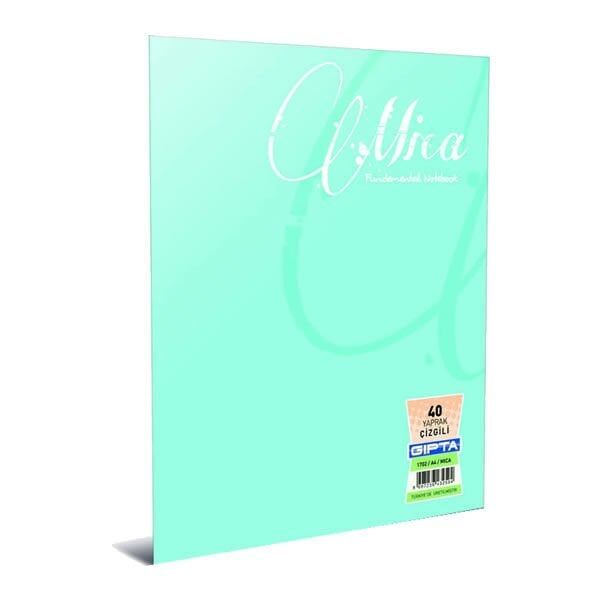 Gıpta Mica A5 80 Yaprak Kareli Tel Dikişli Defter