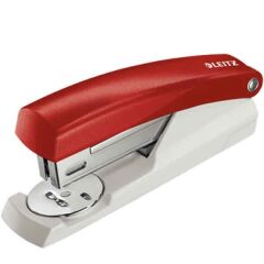Leitz 5501 25 Yaprak Kapasiteli Kırmızı Zımba Makinası