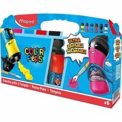 Maped 810010 6x75 ml Karton Kutu Ana Renk Boyalar