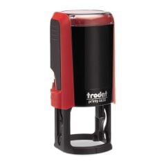 Trodat 4630 Kırmızı Gövde Yuvarlak Kaşe Boş Kaşe