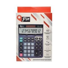 Pin 107 12 Hane Masaüstü Hesap Makinesi