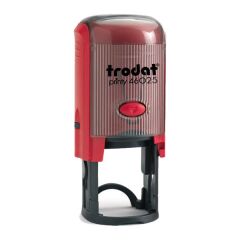 Trodat 46025 Kırmızı Gövde Yuvarlak Kaşe Boş Kaşe