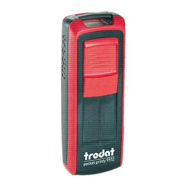 Trodat 9512 47x18 mm Kırmızı Gövde Cep Kaşesi Boş Kaşe