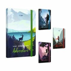 Gıpta Adventure 13x21 120 Yaprak Çizgisiz İplik Dikişli Sert Kapaklı Defter