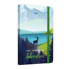 Gıpta Adventure 13x21 120 Yaprak Çizgisiz İplik Dikişli Sert Kapaklı Defter