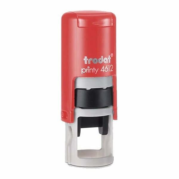 Trodat 4612 Kırmızı 12 mm Yuvarlak Küçük Kaşe Boş Kaşe