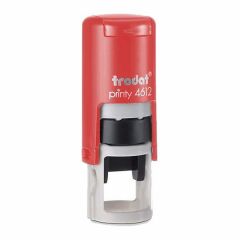 Trodat 4612 Kırmızı 12 mm Yuvarlak Küçük Kaşe Boş Kaşe