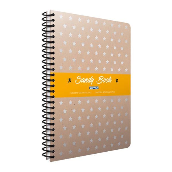 Gıpta Sandy Book A4 80 Yaprak Çizgili Spiralli Karton Kapaklı Defter
