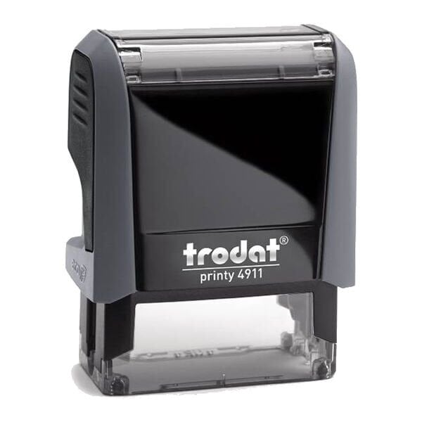 Trodat 4911 P4  Gri Gövde Kişisel Küçük Boy Kaşe Boş Kaşe