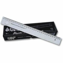 Yıldızlar 30 cm Mercekli Plastik Cetvel