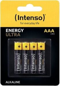 İntenso PBIN-557 LR03 AAA Boy Ultra Alkalin 4lü İnce Kalem Pil