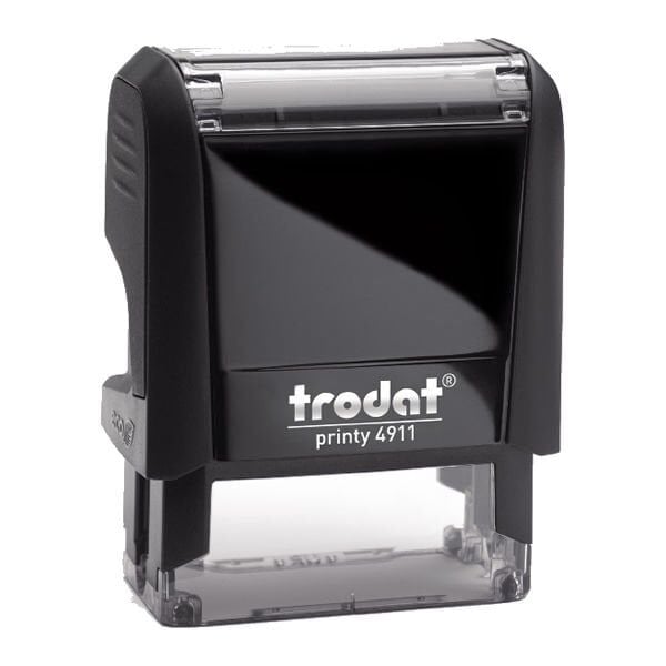 Trodat 4911 P4 Siyah Gövde Kişisel Küçük Boy Kaşe Boş Kaşe