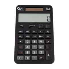 Pin 103 Siyah 12 Haneli Masaüstü Hesap Makinesi