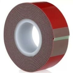 Kraf 2520G 19 mm x 1,5 mt Çift Taraflı Montaj Bandı