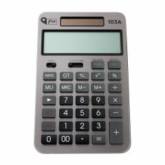 Pin 103A Antrasit 12 Haneli Masaüstü Hesap Makinesi