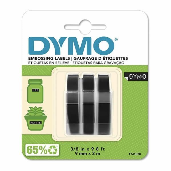 Dymo 520106 9mmx3mt Mavi Kabartma Şerit