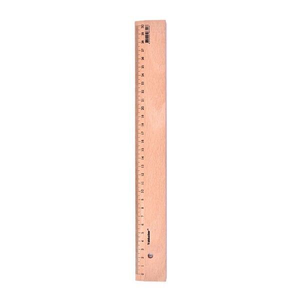 Yıldızlar 30 cm Tahta Cetvel