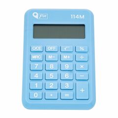PİN 114 Mavi 8 Haneli Cep Tipi Hesap Makinesi