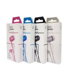 Bass AS1 Mobil Telefon Uyumlu Kulak içi Siyah Mikrofonlu Kulaklık AS1 Mobil Telefon Uyumlu Kulak içi Beyaz Mikrofonlu Kulaklık