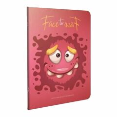 Gıpta Face to Face A4 80 Yapak Kareli Tel Dikişli Karton Kapaklı Defter